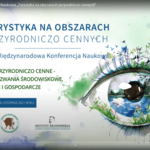 Turystyka na obszarach przyrodniczo cennych - grafika promująca konferencję