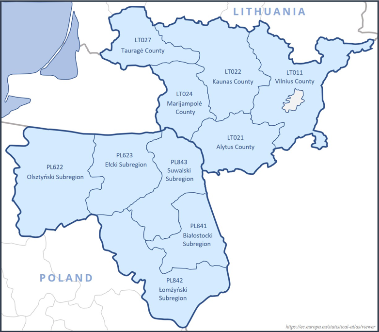 Mapa programu Litwa-Polska